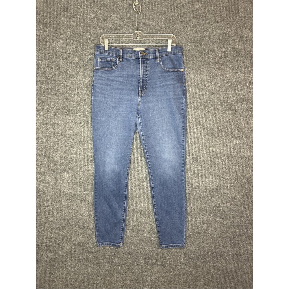 Everlane Womens High Rise Skinny Jeans Size 32 Blue Medium Wash Denim Classic